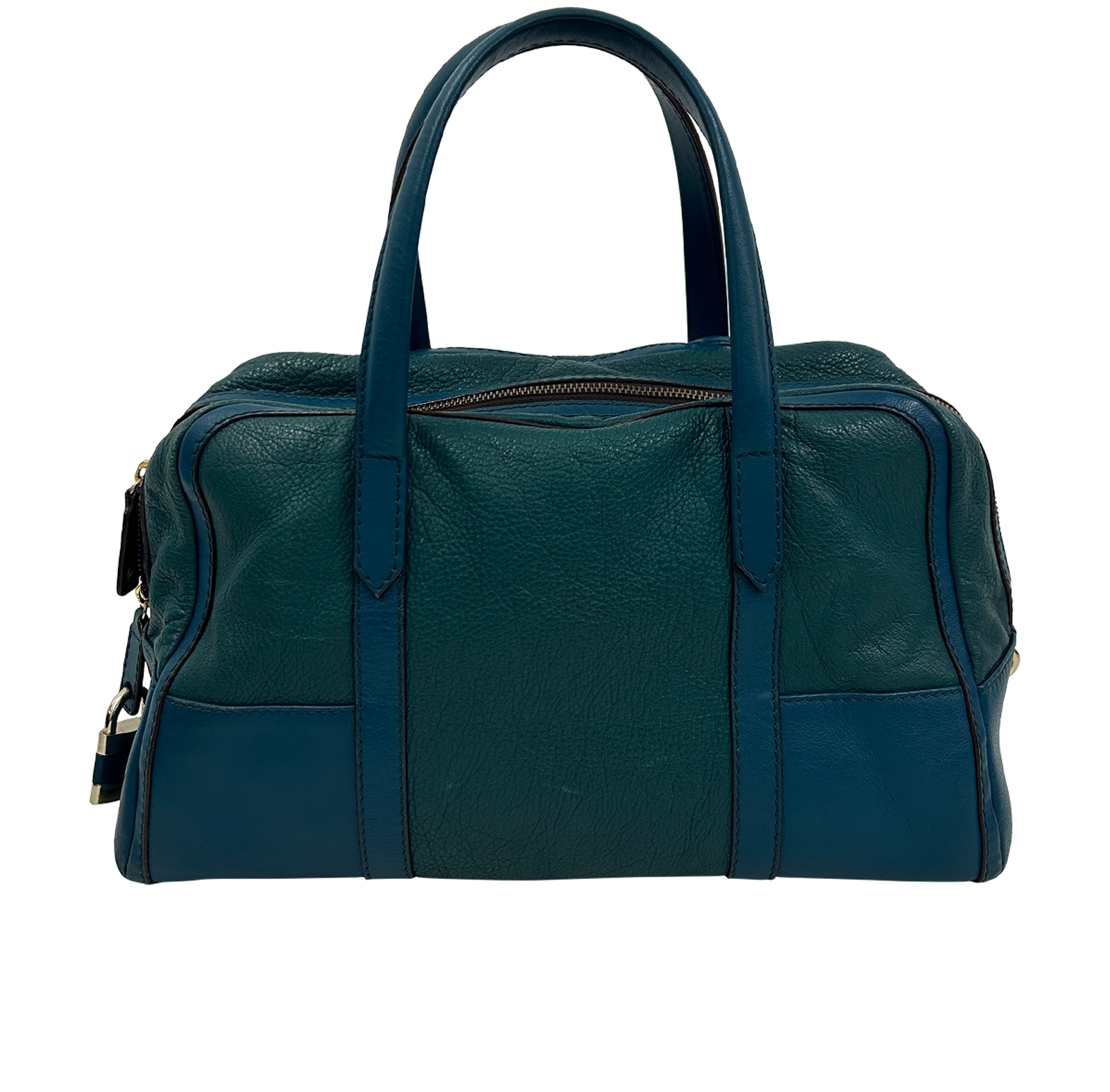 Bowler, 120&euro;, Bolso, Azul, Animal - Piel, Vista trasera